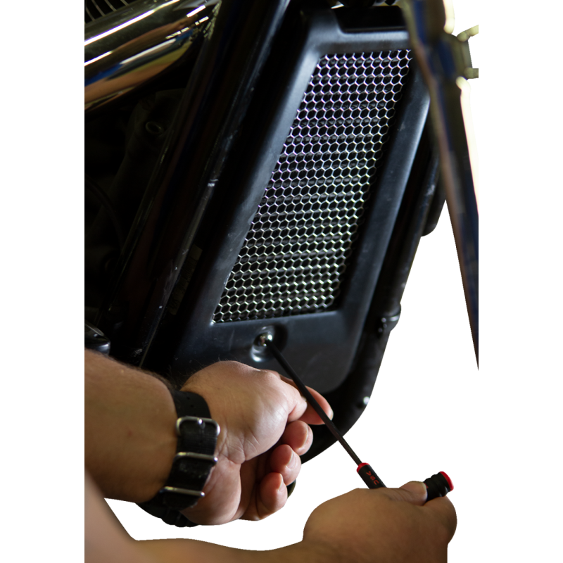 Oil Cooler Guard Black (Softail)