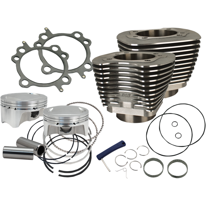 107" Big Bore Kit Wrinkle Black