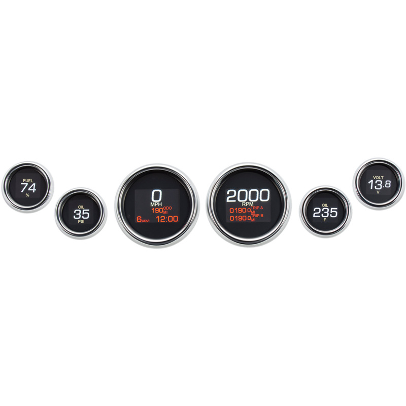 Six-Gauge MLX Package Chrome Bezel (Early Model)