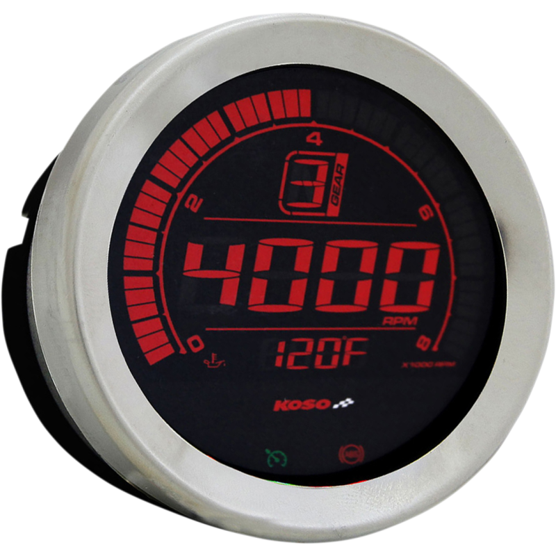 4" Tachometer Silver