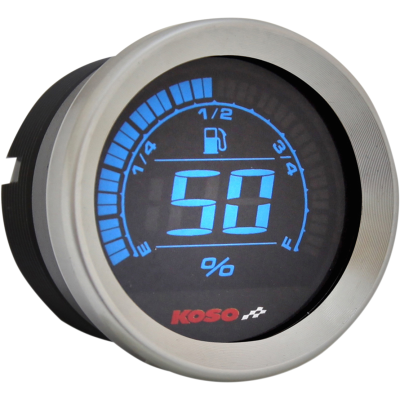 2" Fuel Level Gauge Silver