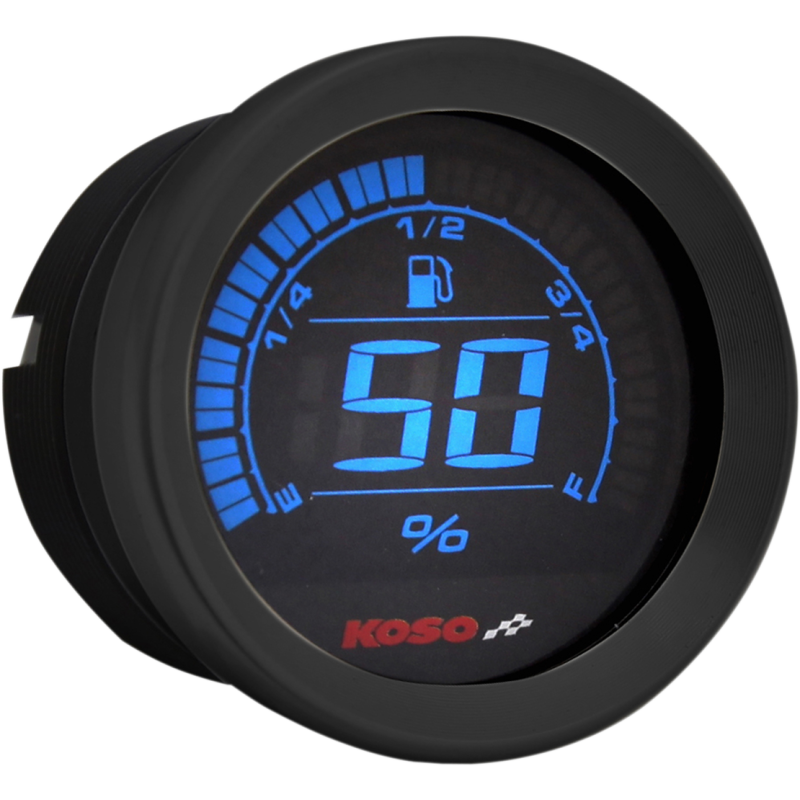 2" Fuel Level Gauge Black