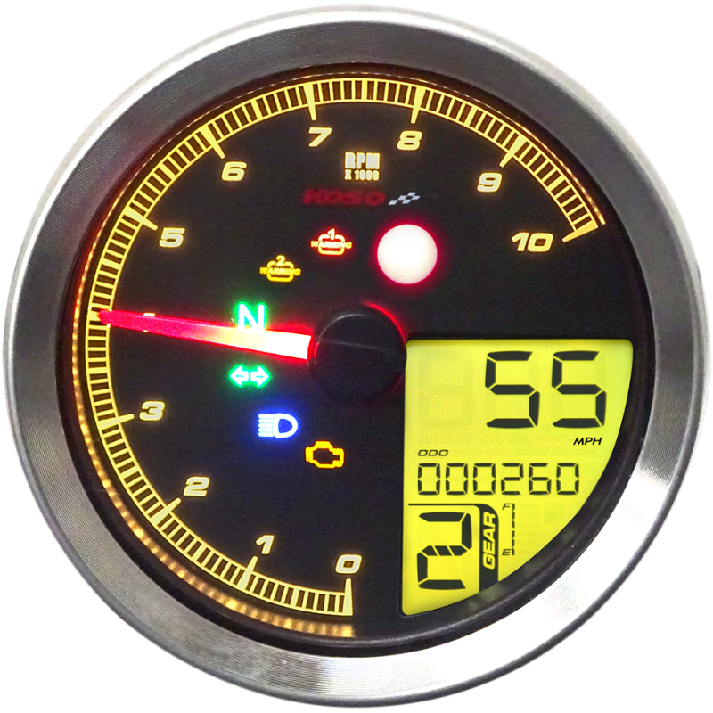 Koso HD-04 Speedometers/Tachometers