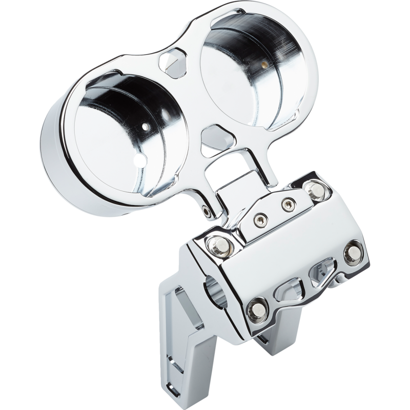 Dual Gauge Mount Chrome