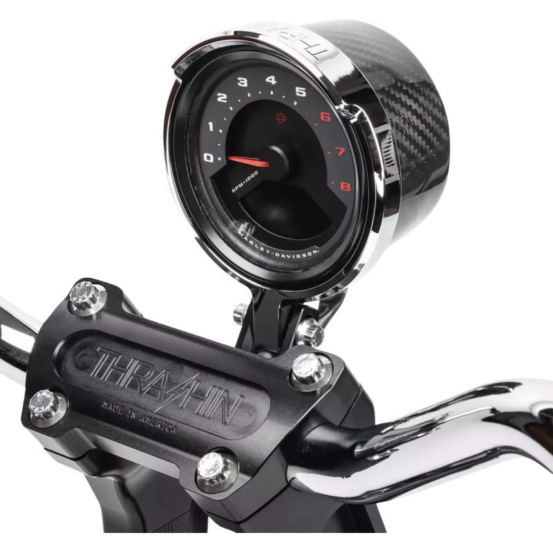 Softail Gauge Relocation Kit Chrome