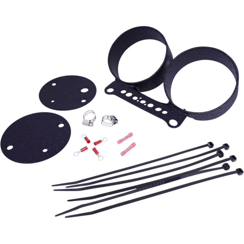 Dual Gauge Bracket Wrinkle Black