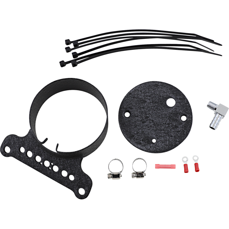 Single Gauge Bracket Wrinkle Black