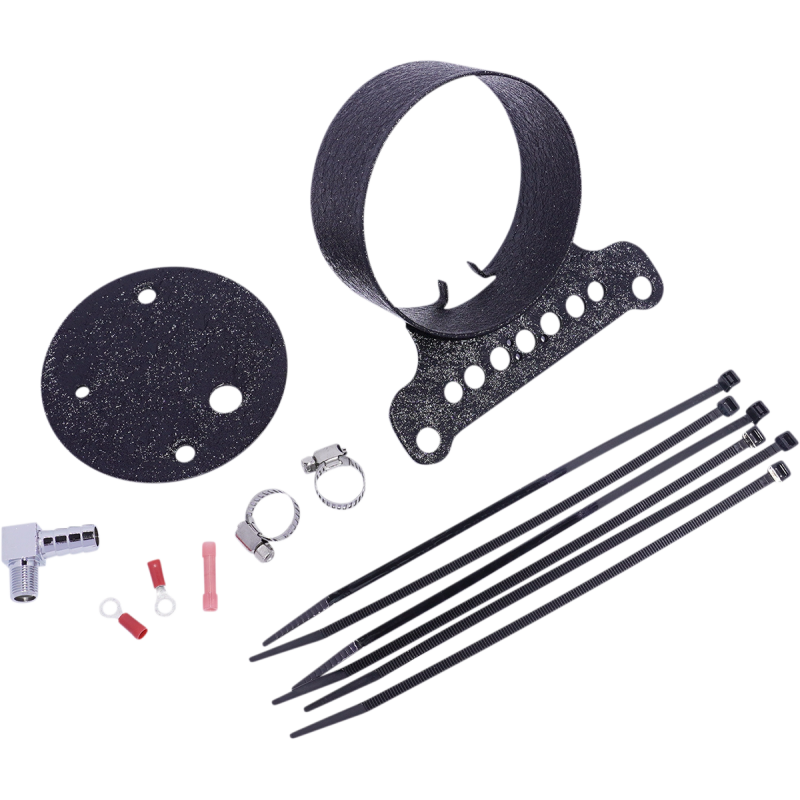 Single Gauge Bracket Wrinkle Black