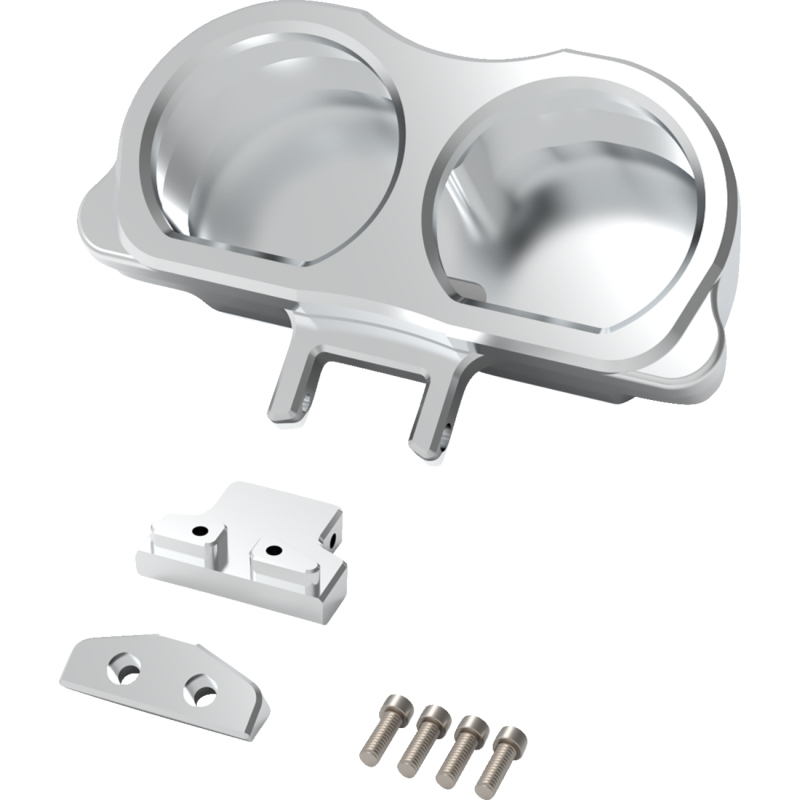 LA Choppers Dual Gauge Mounts For Performance Risers