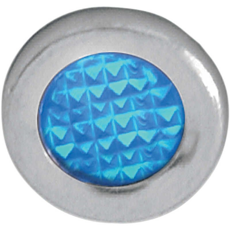 Blue Indicator Light (Stainless Bezel)