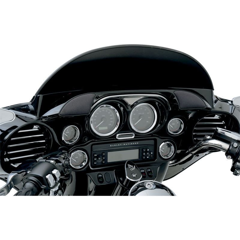 Drag Specialties Chrome Billet Indicator Light Bezel