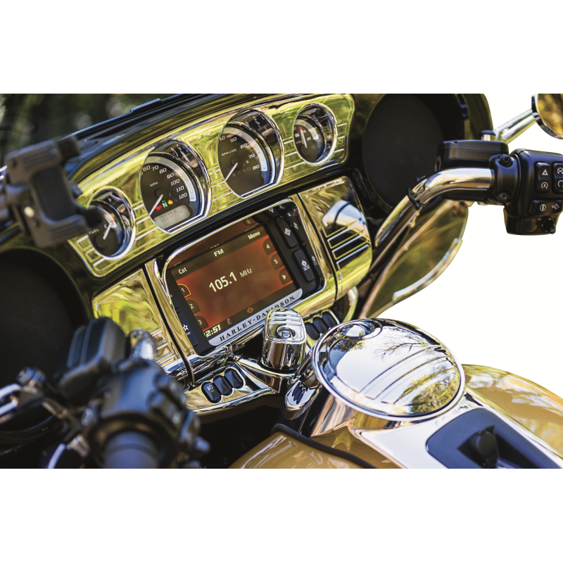 Kuryakyn Tri-Line Gauge Trim