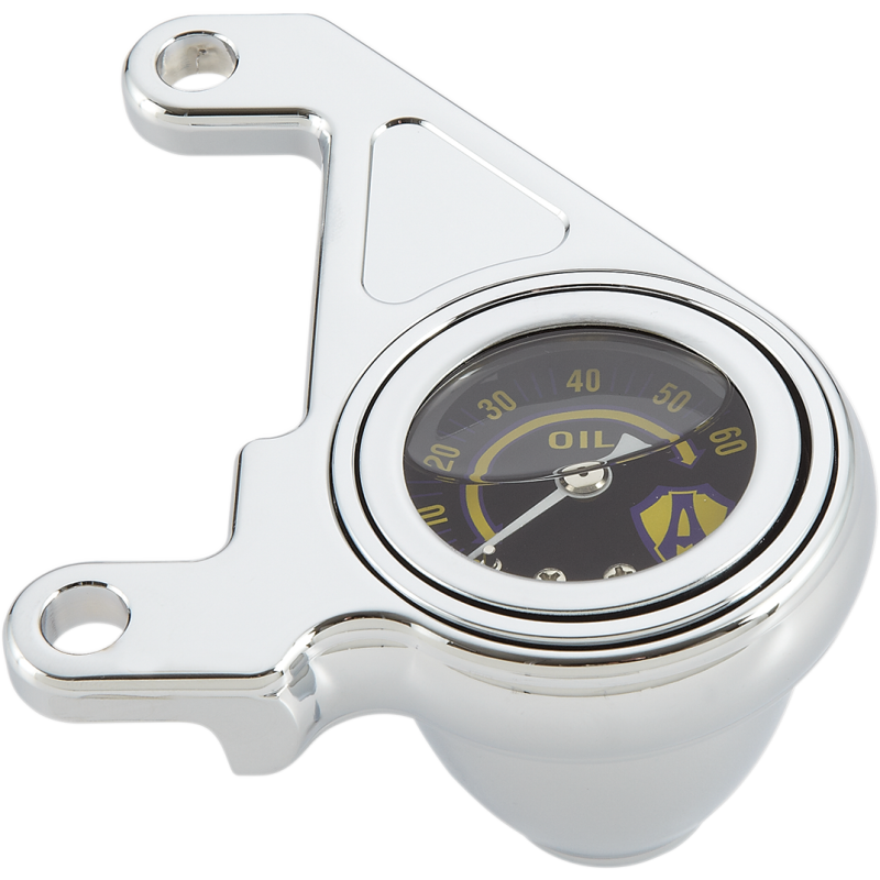 Radius Oil Pressure Gauge Kit - Chrome
