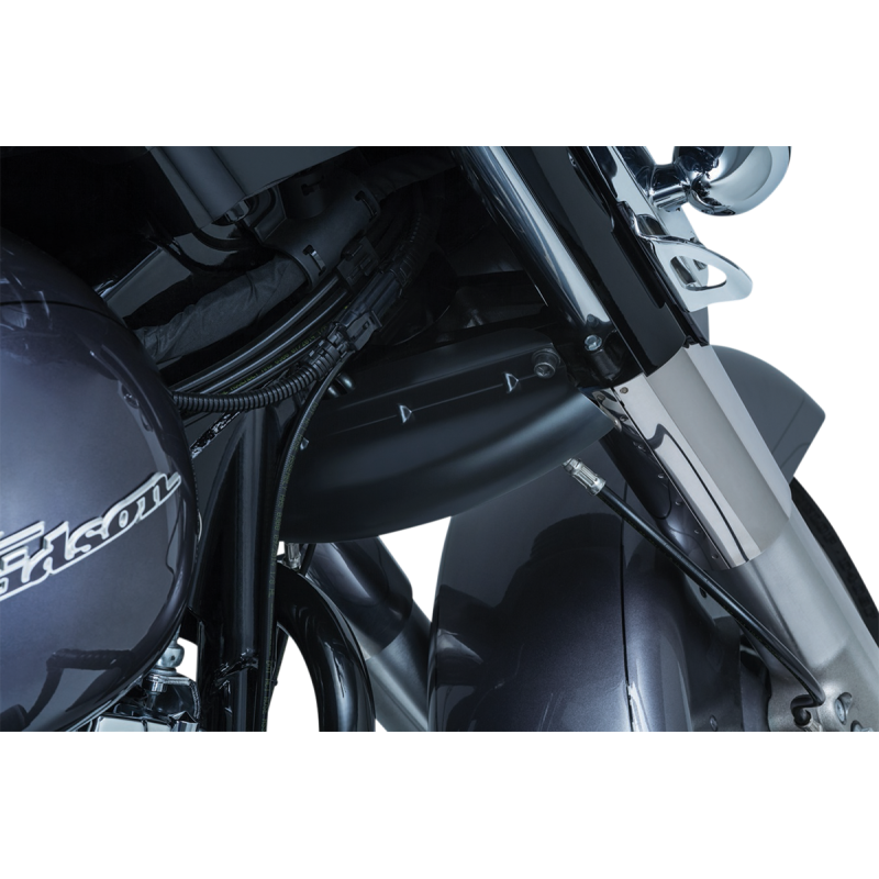 Gloss Black Lower Triple Tree Wind Deflector