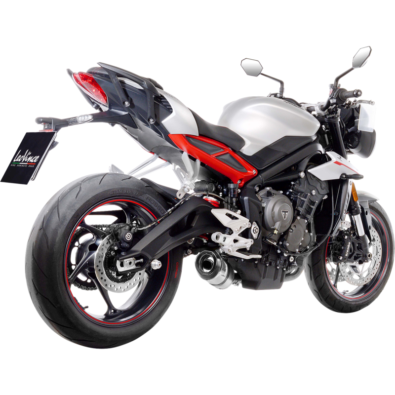 LV One EVO Slip-On, Stainless steel, Triumph Street Triple 765 17-22
