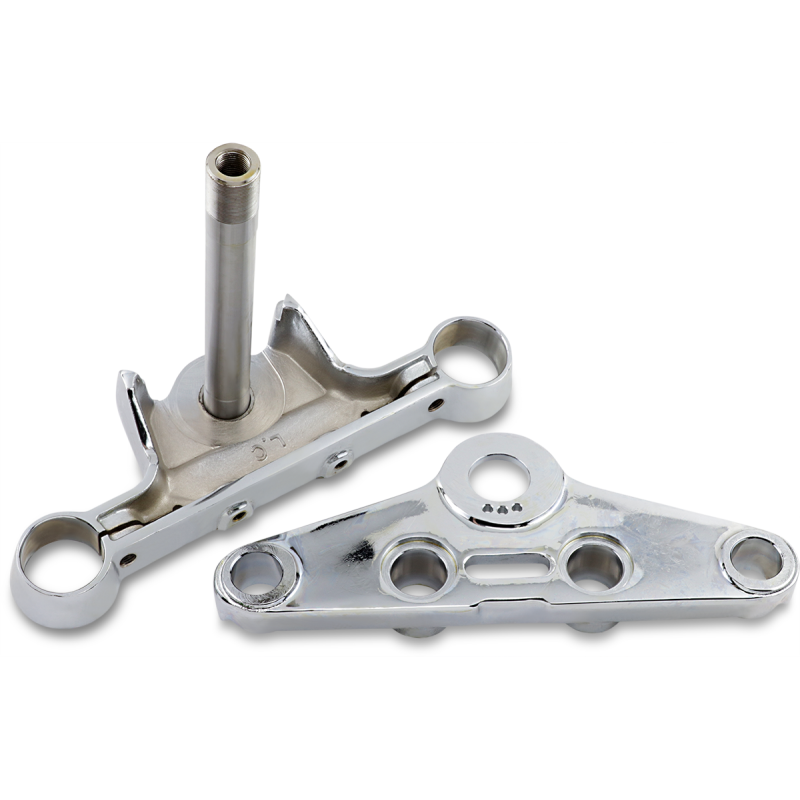 Drag Specialties Chrome FL-Style Triple Tree