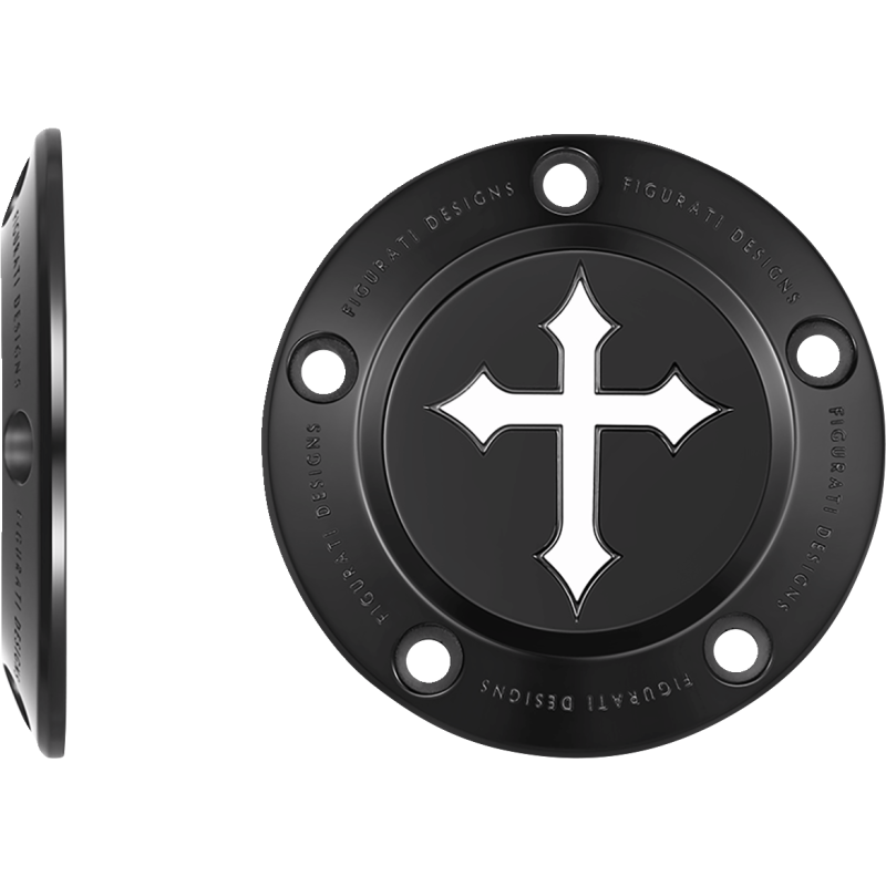 Timing Cover Black w/ cross