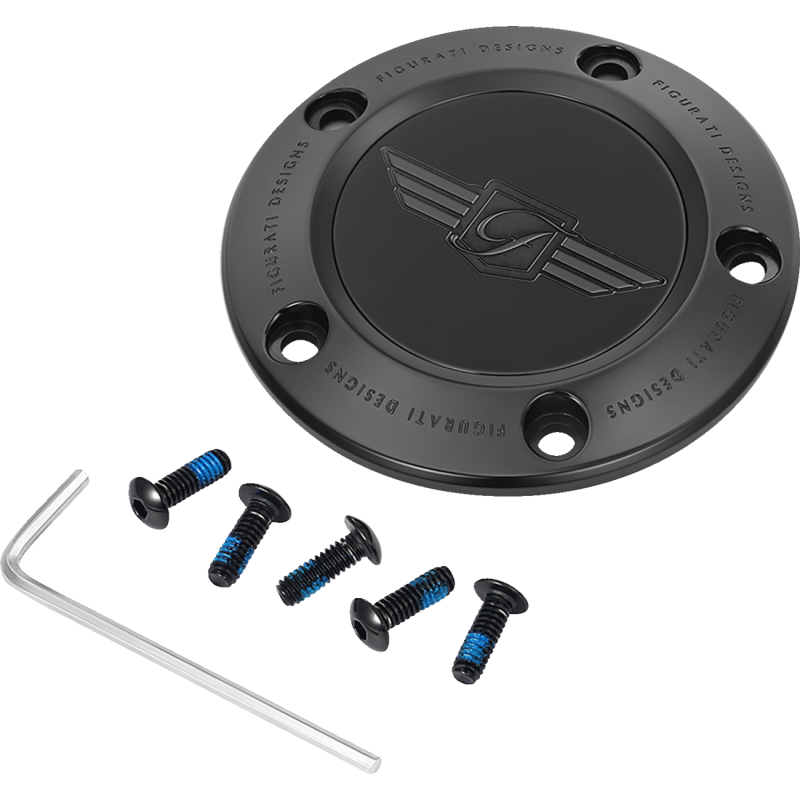 Timing Cover Black w/ Figurati Designs logo