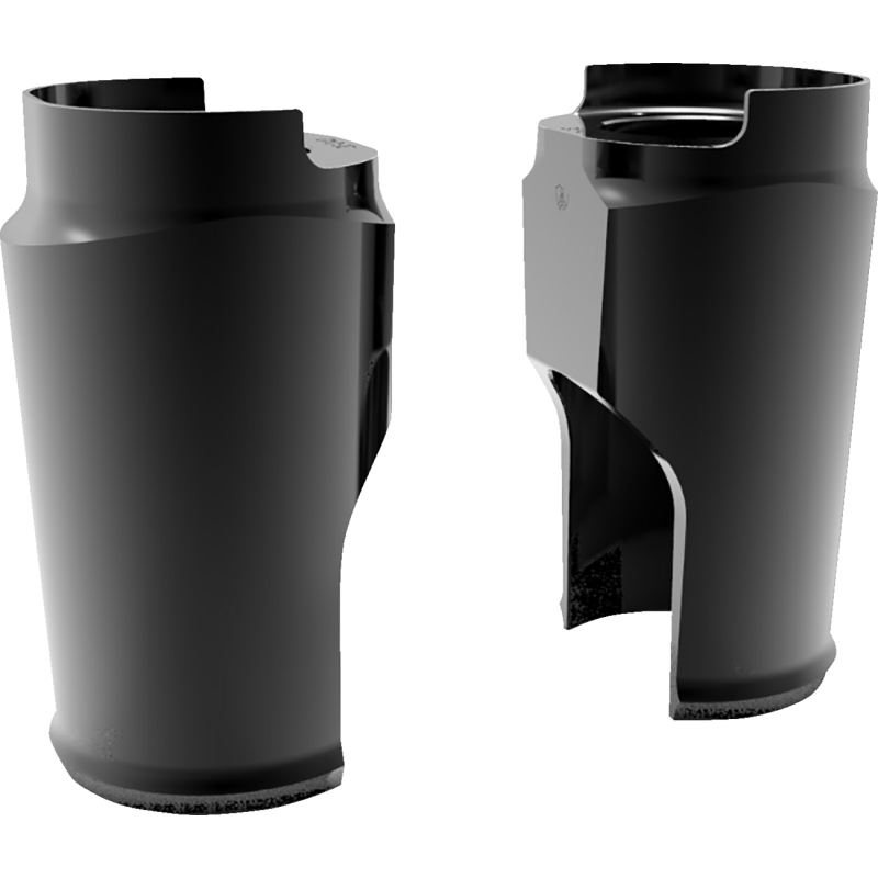 Arlen Ness Smooth Aluminum Fat Tire Fork Boot Covers