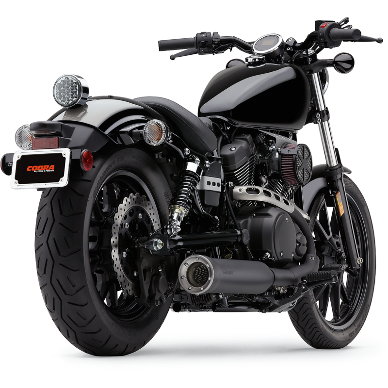 Cobra 4" Slip-On Muffler for Yamaha XV950 Bolt