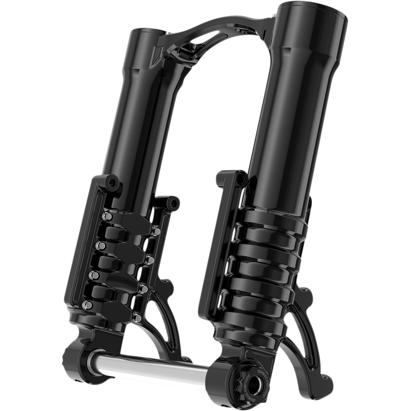 Method No Flex Inverted Fork Legs, Black Anodized, Custom Calipers