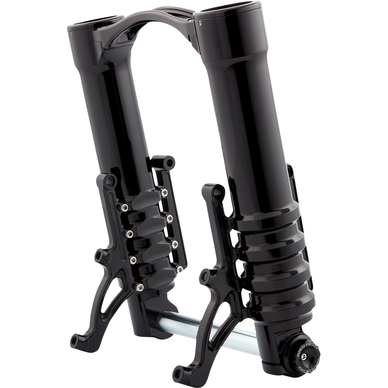 Method No Flex Inverted Fork Legs, Black Anodized, Custom Calipers