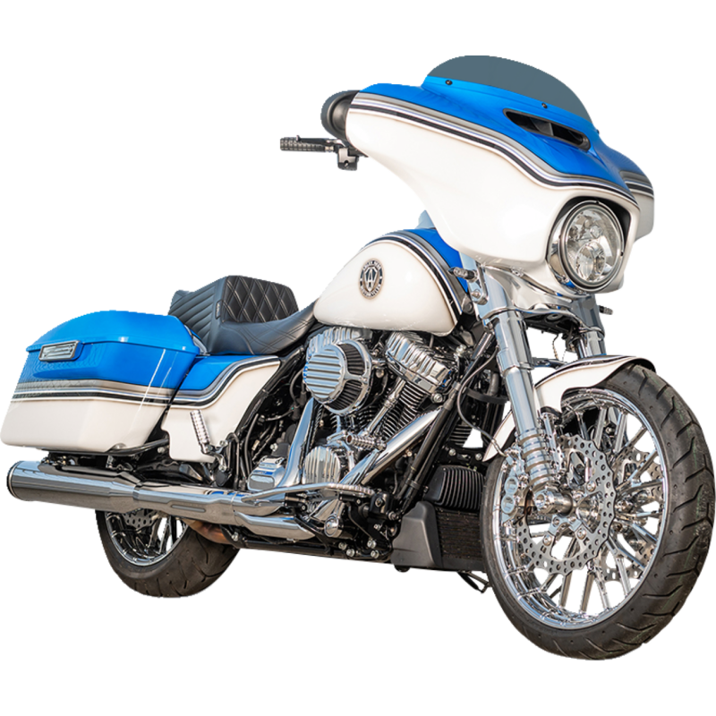 Method No Flex Inverted Fork Leg - Factory Caliper / Chrome