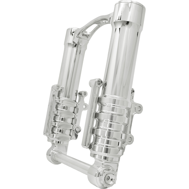 Method No Flex Inverted Fork Leg - Factory Caliper / Chrome