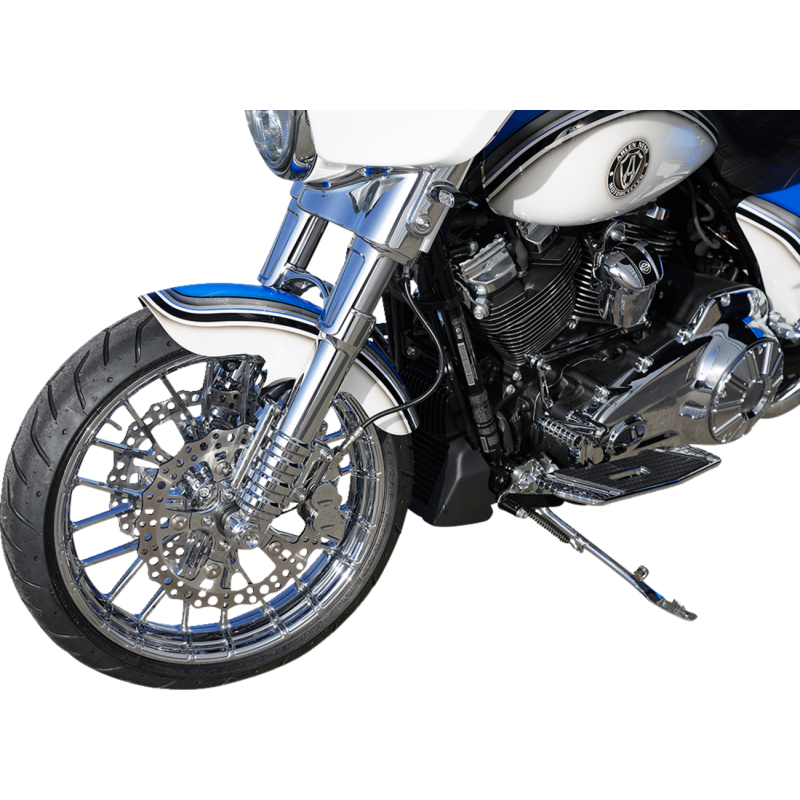 Method No Flex Inverted Fork Leg - Factory Caliper / Chrome