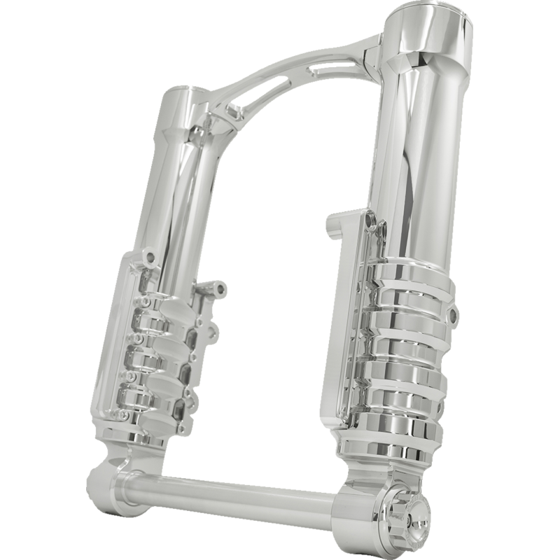 Method No Flex Inverted Fork Leg - Factory Caliper / Chrome