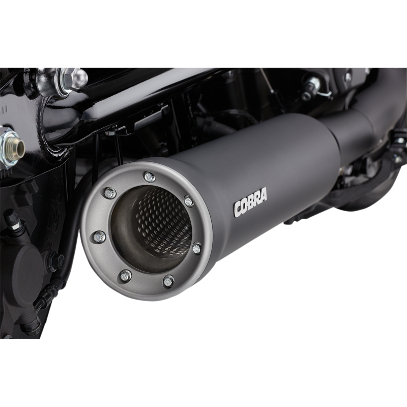 Cobra 4" Slip-On Muffler for Yamaha XV950 Bolt