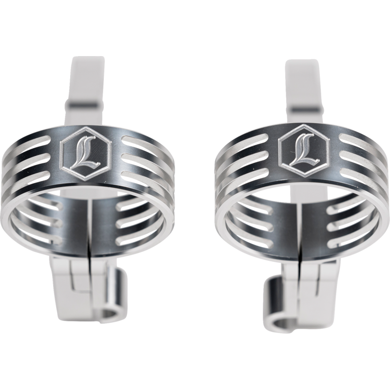 Billet Remote Reservoir External Mounts - Clear