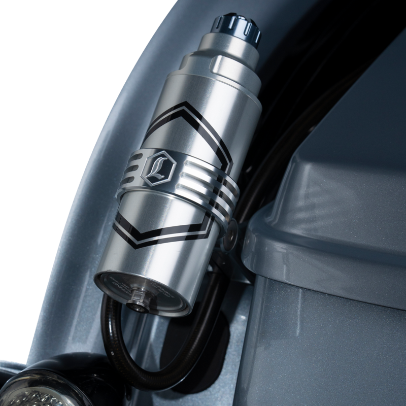 Billet Remote Reservoir External Mounts - Clear