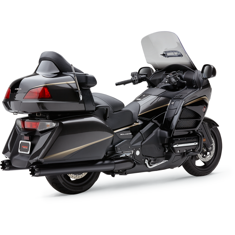 4" Slip-On Muffler, Dual-Cut, Black