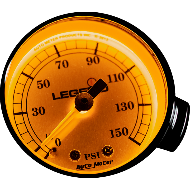 Legend Backlit PSI Gauge Silver
