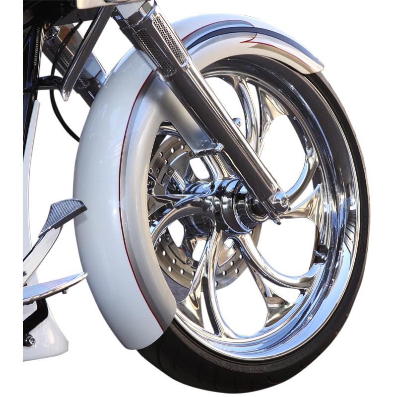Thicky Front Fender - 23" Wheels, Steel with Satin Spacers