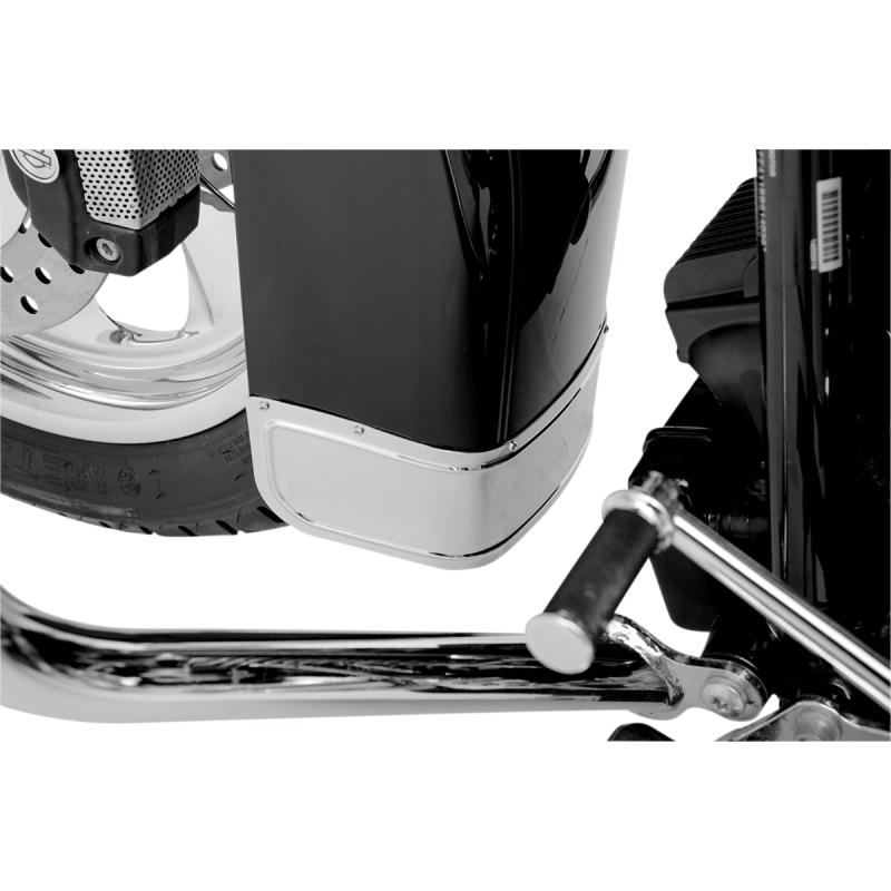 Front Fender Skirt, Chrome Smooth