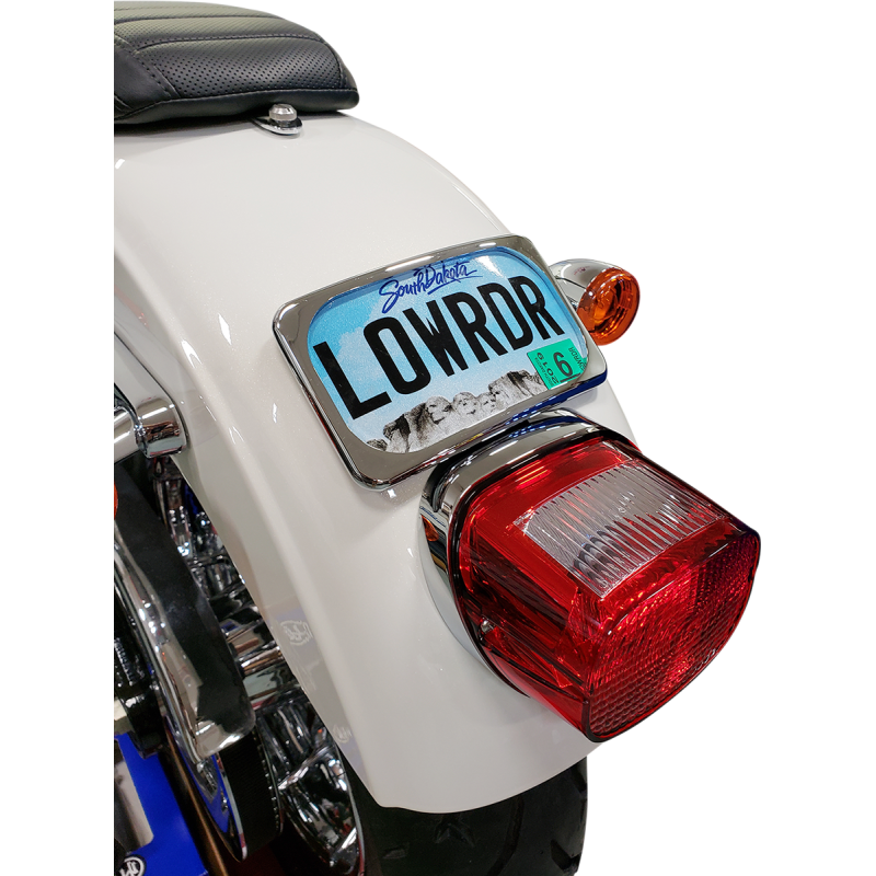 Drag Specialties Radius License Plate Mount Assemblies