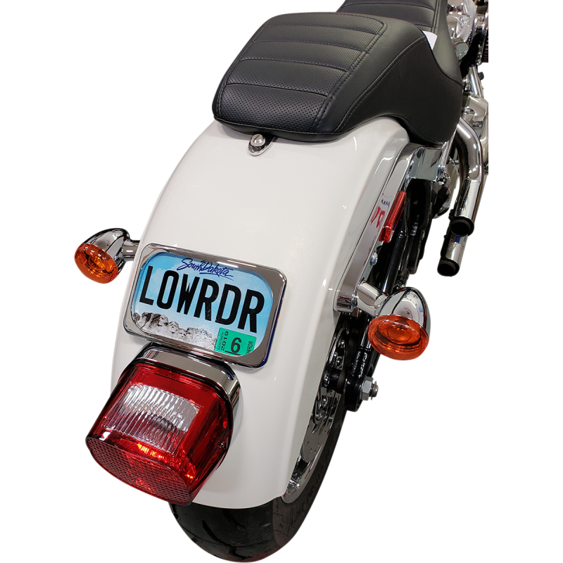 Drag Specialties Radius License Plate Mount Assemblies