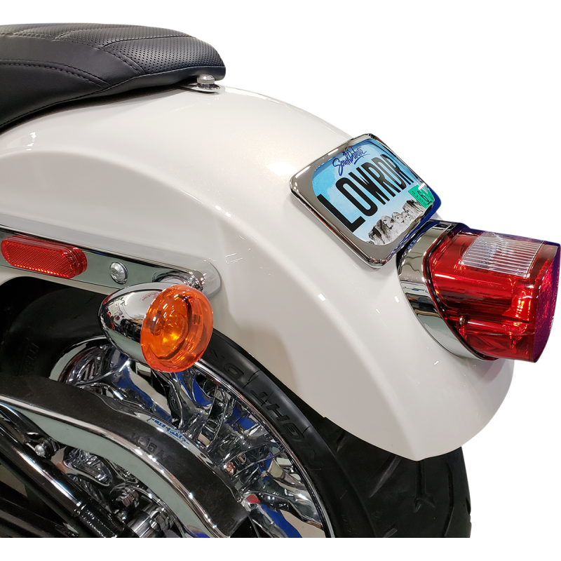 Drag Specialties Radius License Plate Mount Assemblies