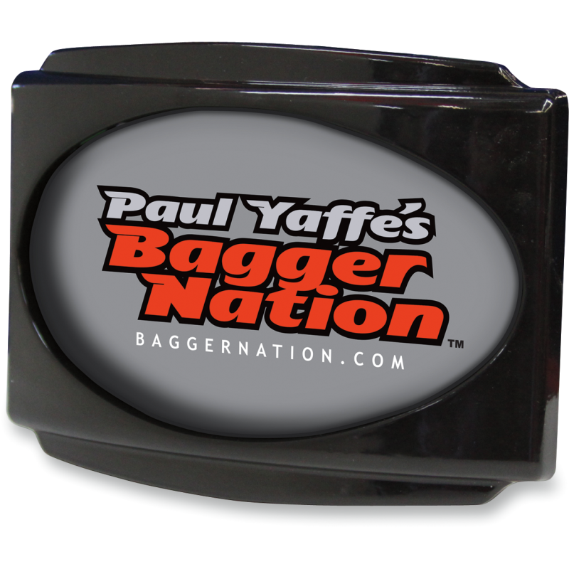 Paul Yaffe's Bagger Nation CVO Universal Stealth III License Plate Frame