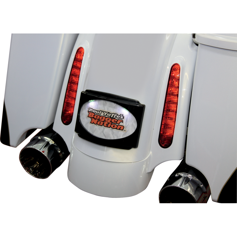 Paul Yaffe's Bagger Nation CVO Universal Stealth III License Plate Frame