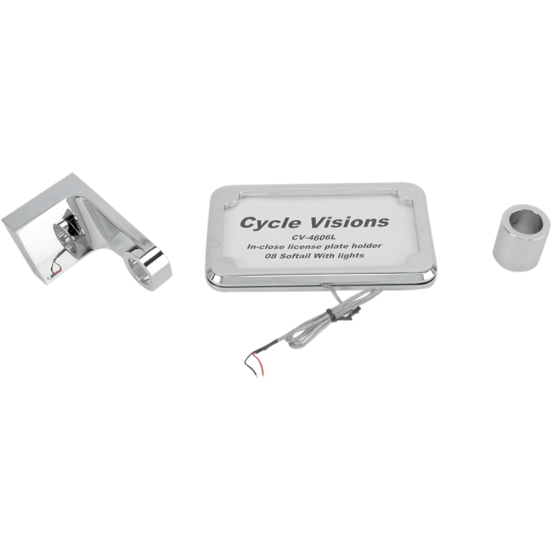 In-Close License Plate Holder Chrome