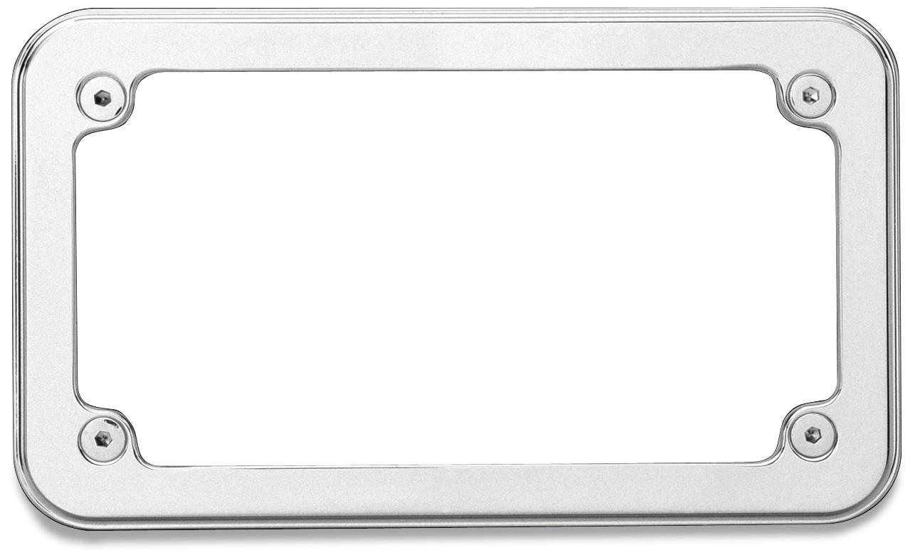 Custom Billet License Plate Frame Chrome