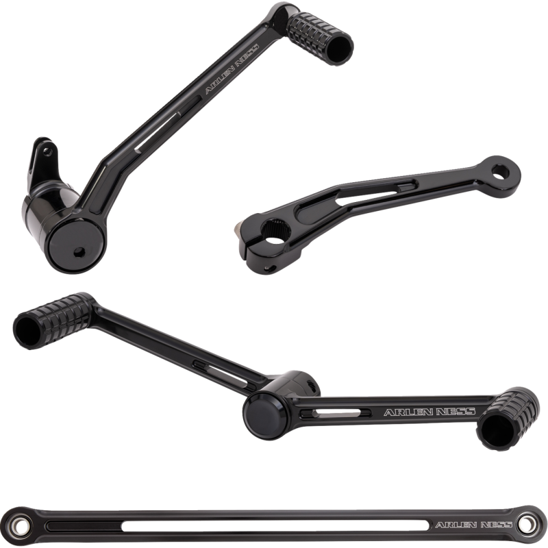 Speedliner Foot Control Kit, heel/toe, black anodized