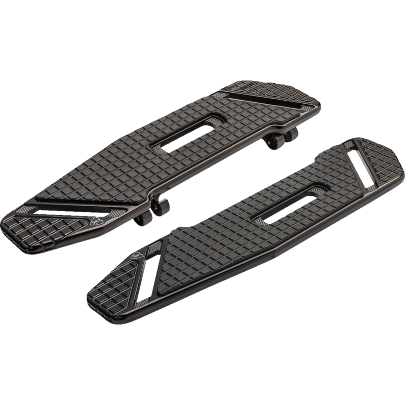 Speedliner Driver Floorboard, Black Anodized