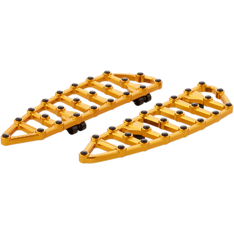 MX Driver Floorboard, Gold Anodized