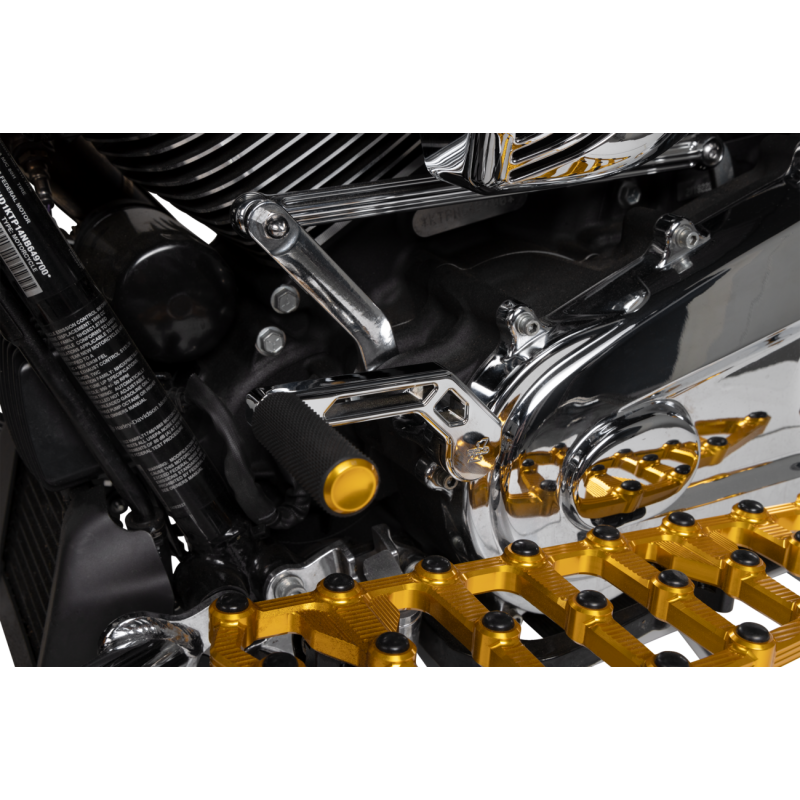 MX Driver Floorboard, Gold Anodized