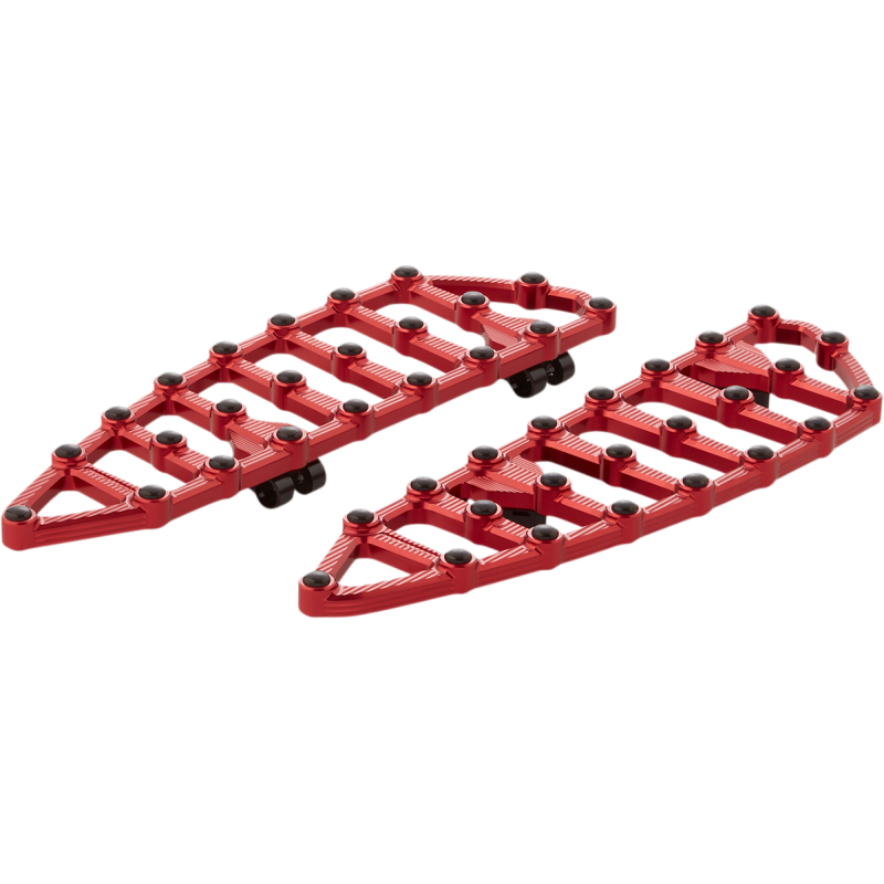 MX Driver Floorboard, Red Anodized