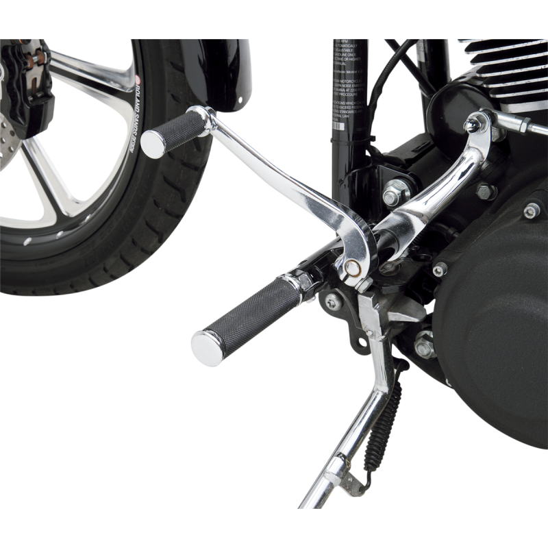 Drag Specialties Male Mount Footpegs, Chrome